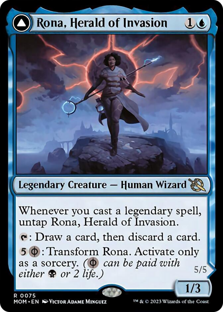 Rona, Herald of Invasion // Rona, Tolarian Obliterator [March of the Machine] MTG Single Magic: The Gathering    | Red Claw Gaming