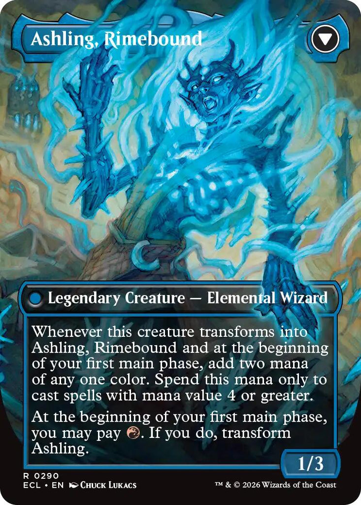 Ashling, Rekindled (Borderless) [Lorwyn Eclipsed] – Red Claw Gaming