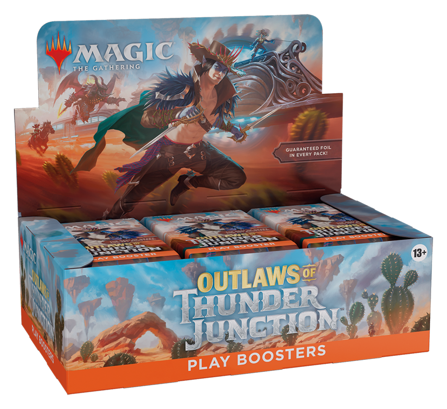 Outlaws of Thunder Junction Play Booster Box Sealed Magic the Gathering Wizards of the Coast    | Red Claw Gaming