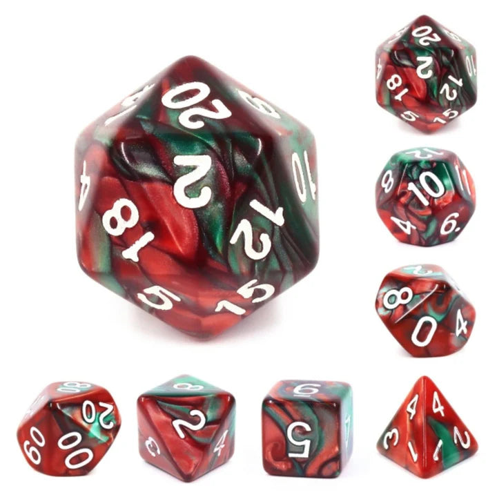 BURNING BUSH RPG DICE SET Dice & Counters Foam Brain Games    | Red Claw Gaming