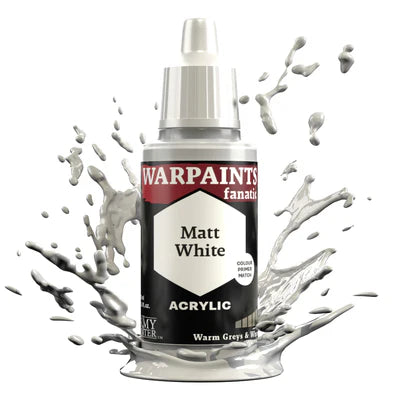 WARPAINTS: FANATIC ACRYLIC MATT WHITE Paint Army Painter    | Red Claw Gaming