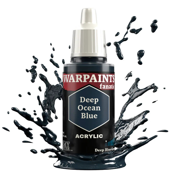 WARPAINTS: FANATIC ACRYLIC DEEP OCEAN BLUE Paint Army Painter    | Red Claw Gaming