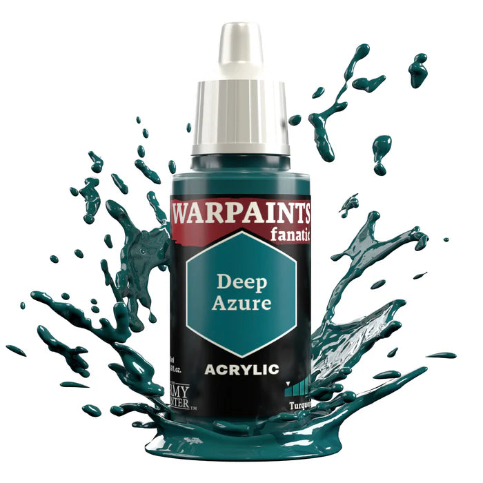 WARPAINTS: FANATIC ACRYLIC DEEP AZURE Paint Army Painter    | Red Claw Gaming