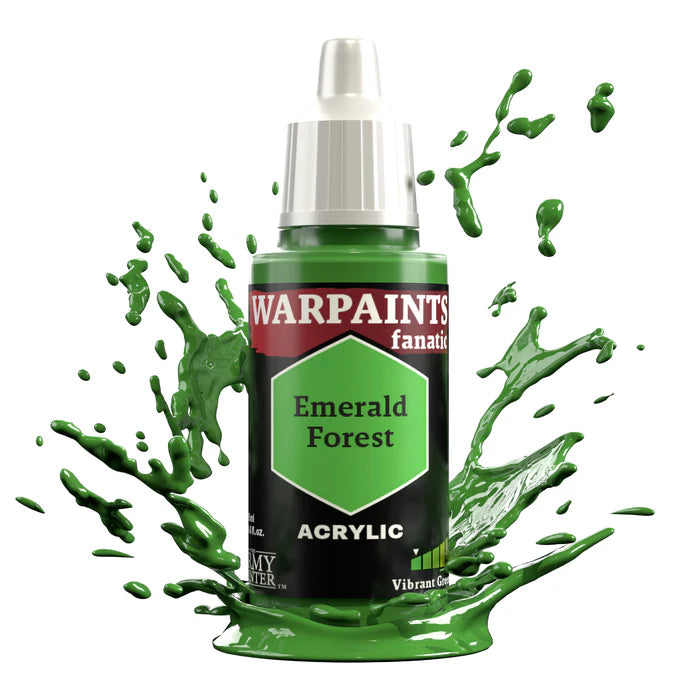 WARPAINTS: FANATIC ACRYLIC EMERALD FOREST Paint Army Painter    | Red Claw Gaming