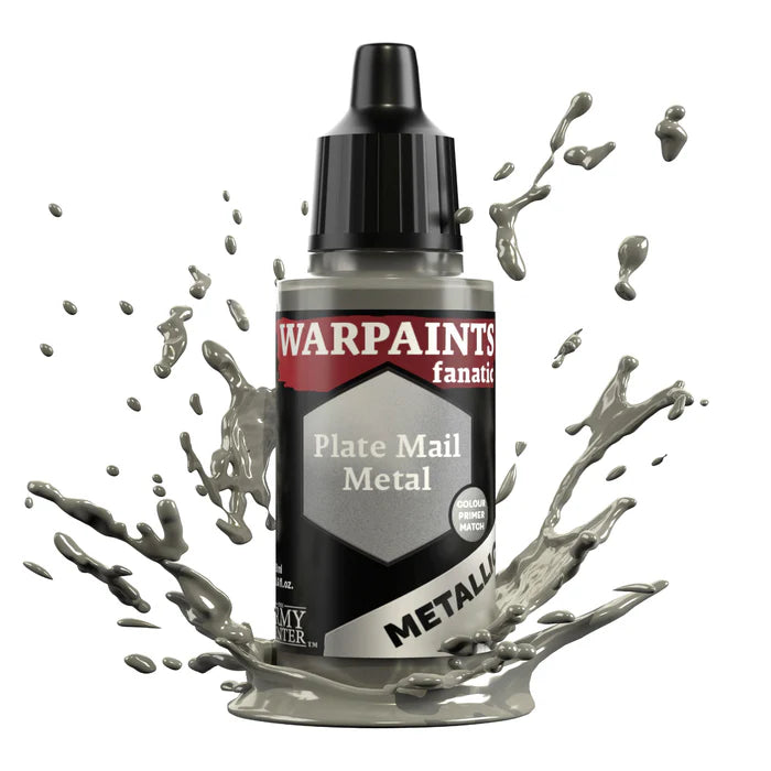 WARPAINTS: FANATIC METALLICS PLATE MAIL METAL Paint Army Painter    | Red Claw Gaming