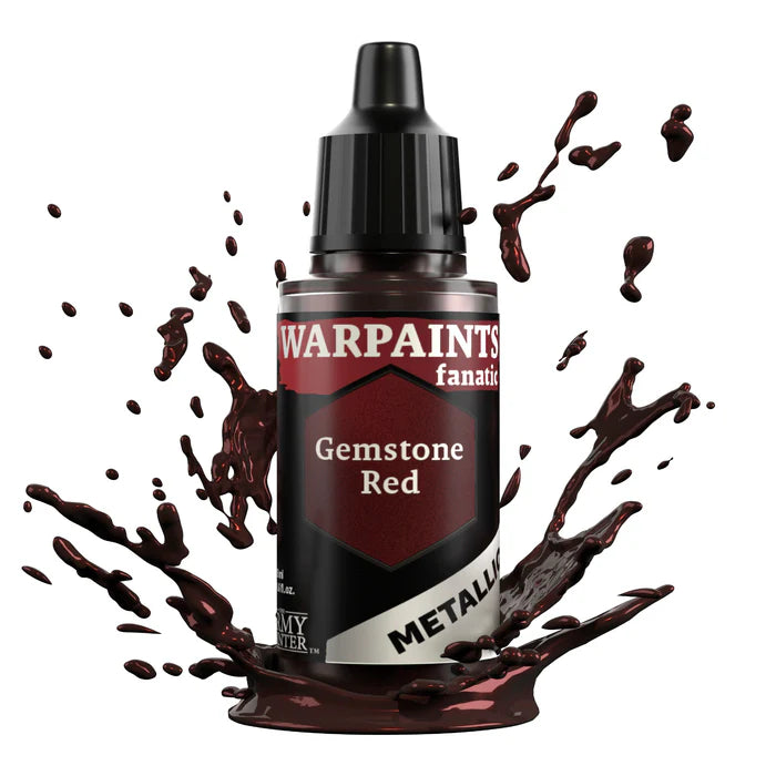 WARPAINTS: FANATIC METALLICS GEMSTONE RED Paint Army Painter    | Red Claw Gaming