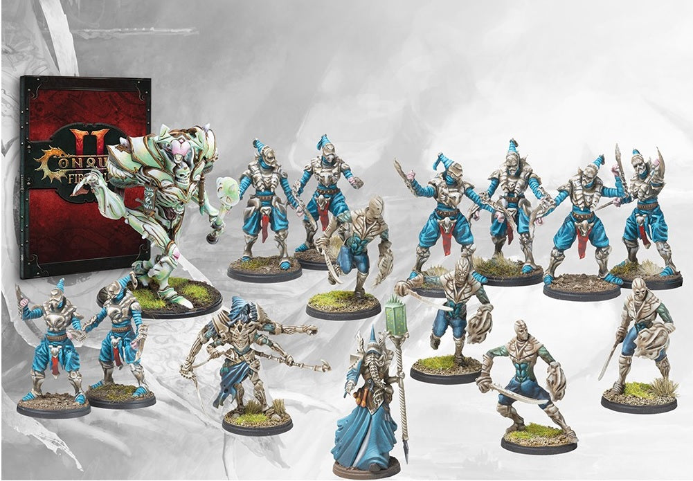 CONQUEST: SPIRES - FIRST BLOOD WARBAND Miniatures Universal DIstribution    | Red Claw Gaming