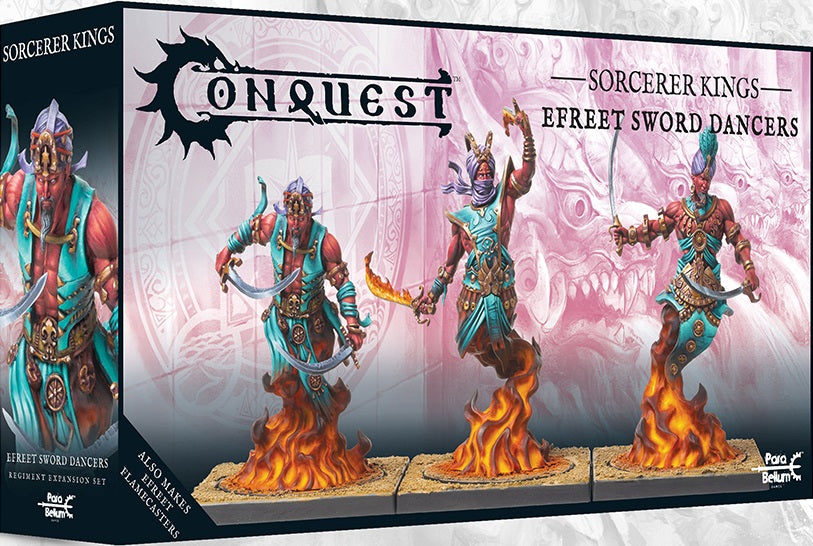 CONQUEST: SORCERER KINGS EFREET SWORD DANCERS Miniatures Universal DIstribution    | Red Claw Gaming