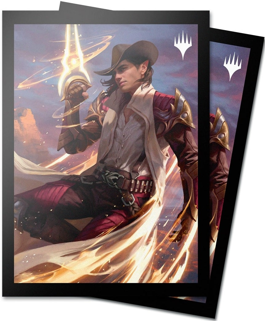 Outlaws of Thunder Junction Kellan, the Kid Key Art Deck Protector Sleeves (100ct) for Magic: The Gathering  Ultra Pro    | Red Claw Gaming