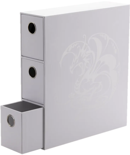 DRAGON SHIELD FORTRESS CARD DRAWERS WHITE Dragon Shield Dragon Shield    | Red Claw Gaming
