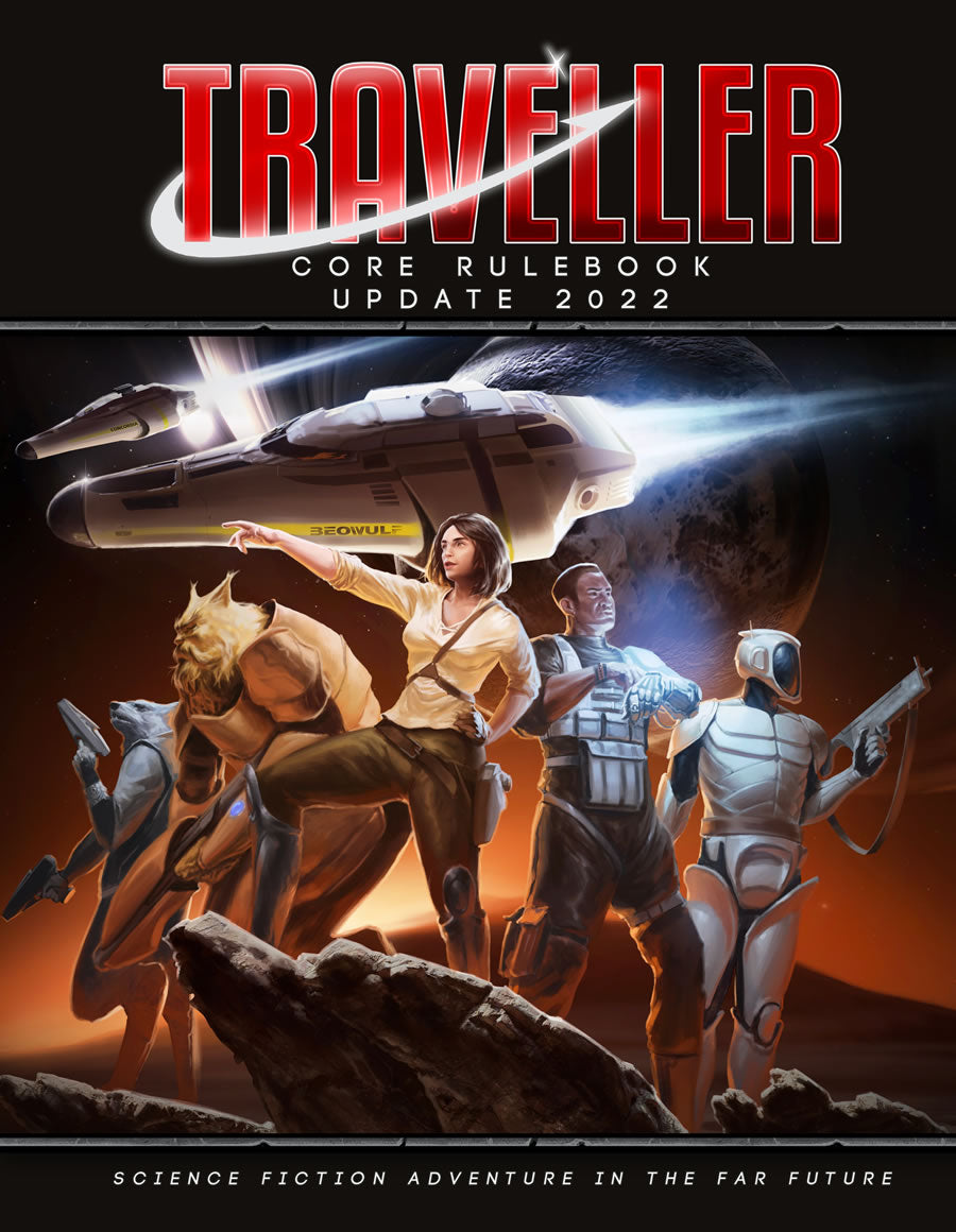 TRAVELLER CORE RULEBOOK UPDATE 2022 Role Playing Universal DIstribution    | Red Claw Gaming