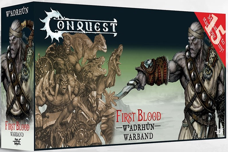 CONQUEST: W'ADRHUN - FIRST BLOOD WARBAND Miniatures Universal DIstribution    | Red Claw Gaming