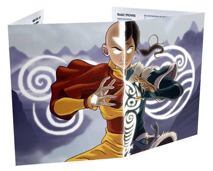 AVATAR LEGENDS RPG GM SCREEN RPG Book Universal DIstribution    | Red Claw Gaming