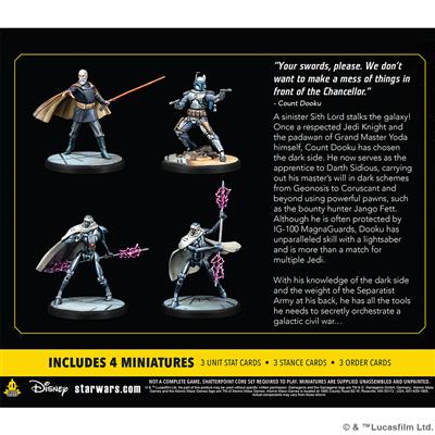 Star Wars Shatterpoint Twice the Pride Count Dooku Squad Pack Star Wars: Legion Fantasy Flight Games    | Red Claw Gaming