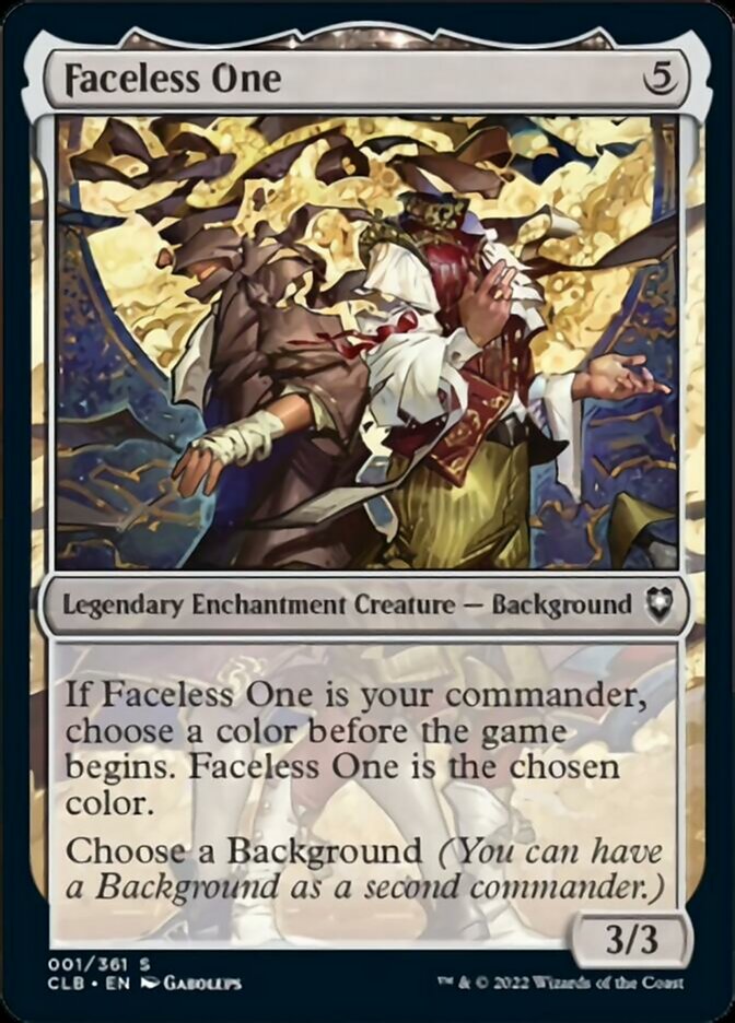 Faceless One [Commander Legends: Battle for Baldur's Gate] MTG Single Magic: The Gathering    | Red Claw Gaming