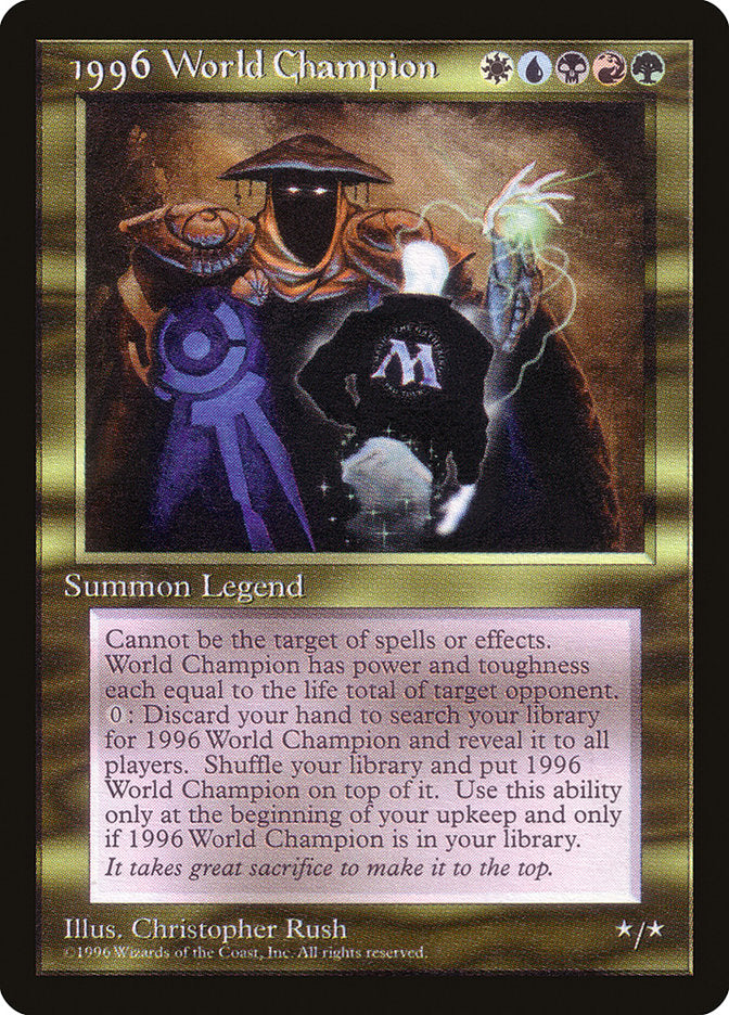 1996 World Champion [Celebration Cards] MTG Single Magic: The Gathering    | Red Claw Gaming