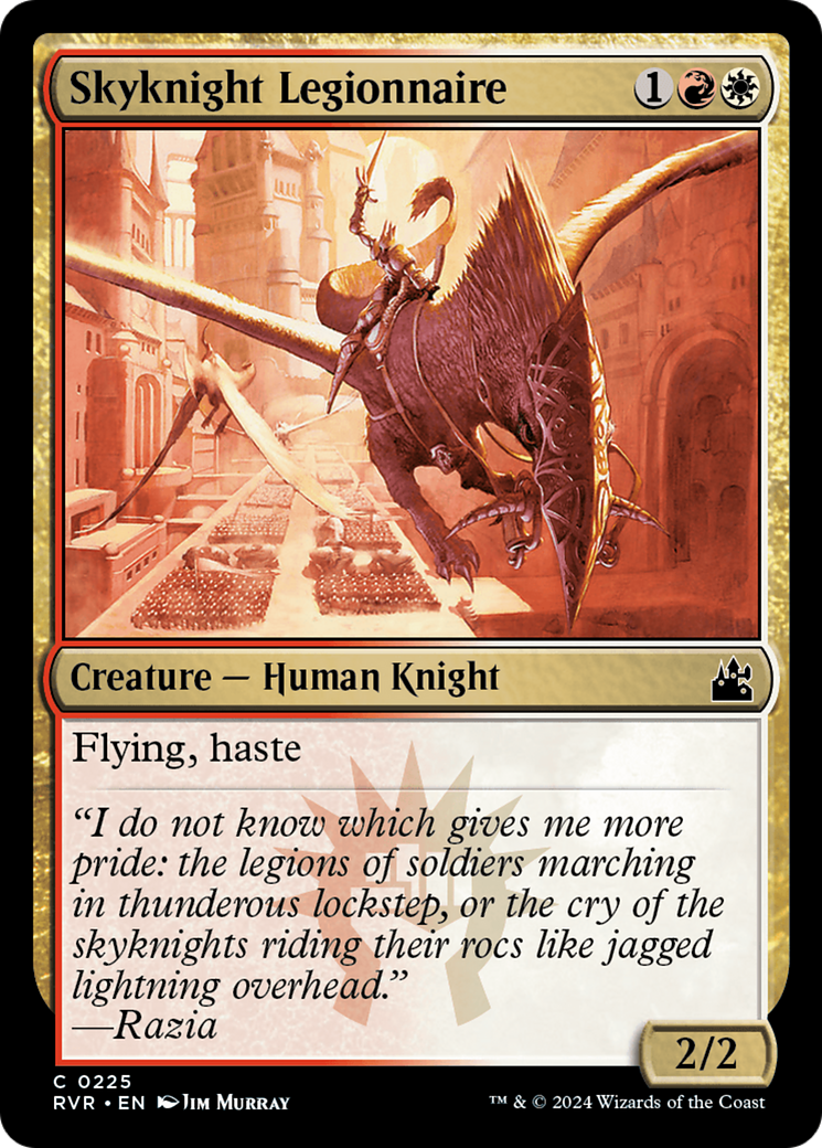 Skyknight Legionnaire [Ravnica Remastered] MTG Single Magic: The Gathering    | Red Claw Gaming