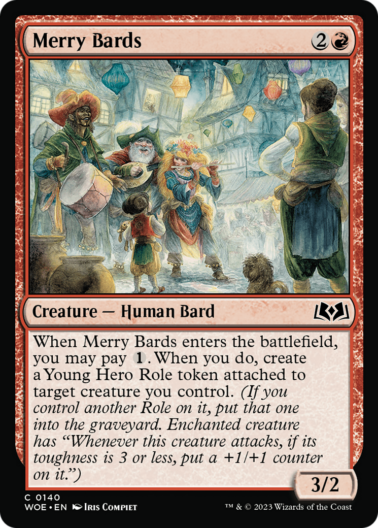 Merry Bards [Wilds of Eldraine] MTG Single Magic: The Gathering    | Red Claw Gaming