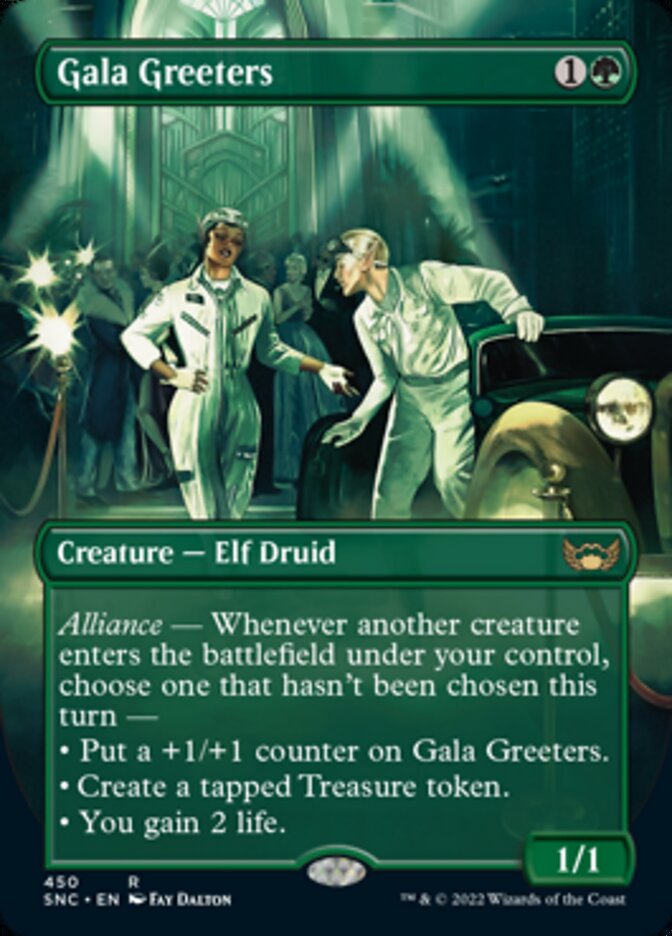 Gala Greeters (Box Topper) (English) [Streets of New Capenna] MTG Single Magic: The Gathering    | Red Claw Gaming