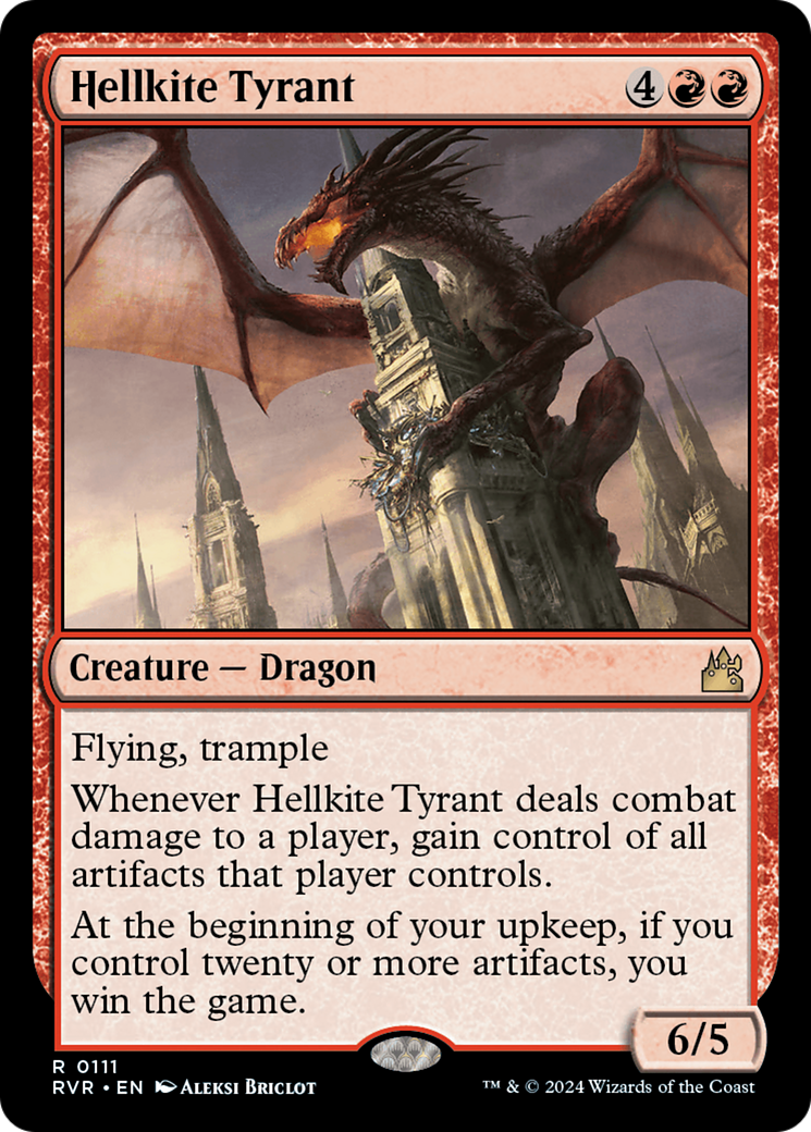 Hellkite Tyrant [Ravnica Remastered] MTG Single Magic: The Gathering    | Red Claw Gaming