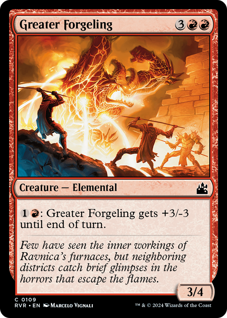 Greater Forgeling [Ravnica Remastered] MTG Single Magic: The Gathering    | Red Claw Gaming