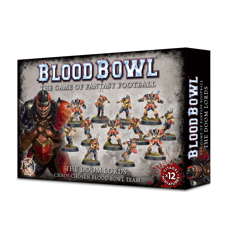 BLOOD BOWL: THE DOOM LORDS CHAOS CHOSEN TEAM Blood Bowl Games Workshop    | Red Claw Gaming