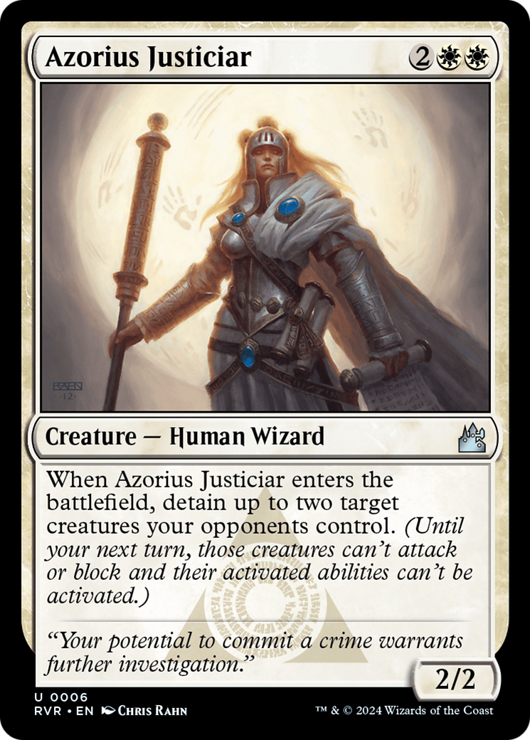 Azorius Justiciar [Ravnica Remastered] MTG Single Magic: The Gathering    | Red Claw Gaming