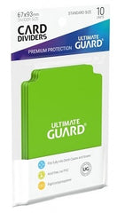 Ultimate Guard Card Dividers card dividers Ultimate Guard Light Green   | Red Claw Gaming