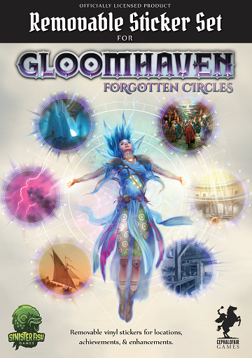 Gloomhaven Forgotten Circles Reusable Stickers Board Games Cephalofair Games    | Red Claw Gaming
