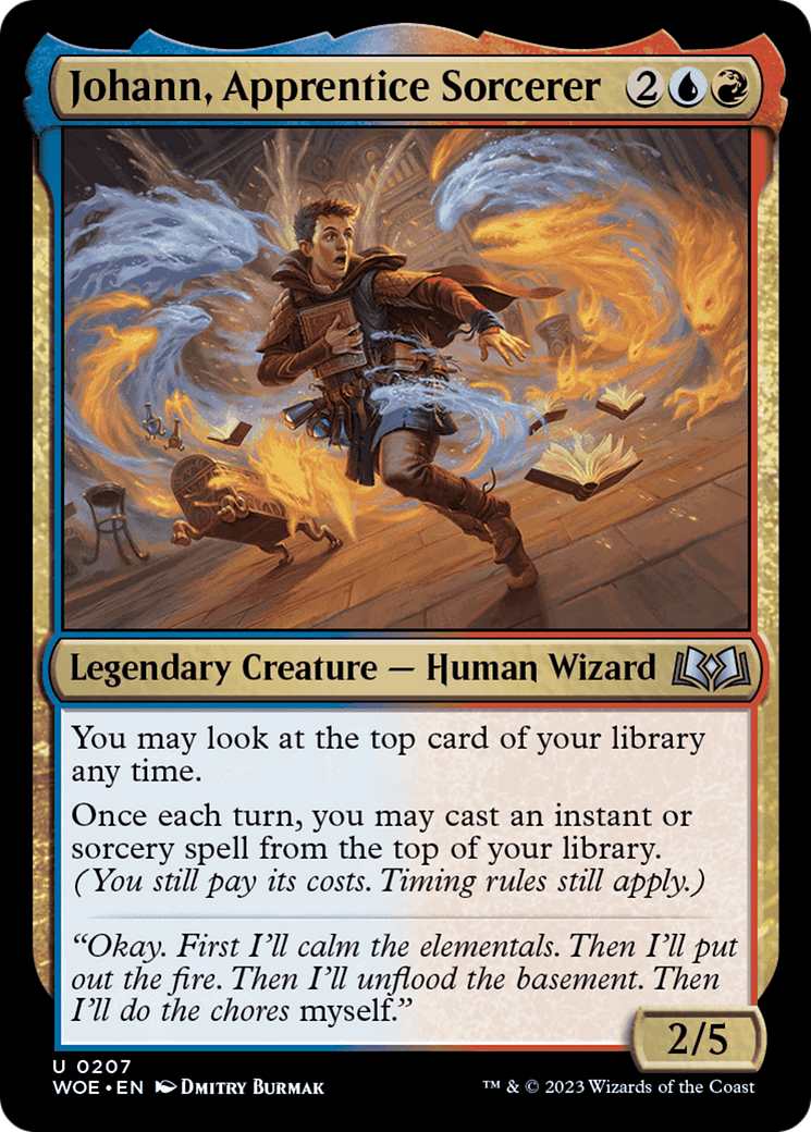Johann, Apprentice Sorcerer [Wilds of Eldraine] MTG Single Magic: The Gathering    | Red Claw Gaming