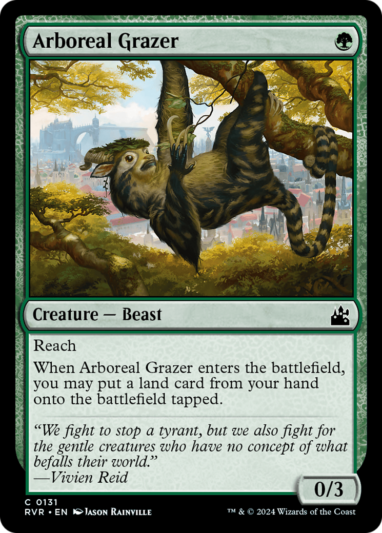 Arboreal Grazer [Ravnica Remastered] MTG Single Magic: The Gathering    | Red Claw Gaming