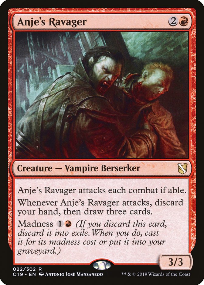 Anje's Ravager [Commander 2019] MTG Single Magic: The Gathering    | Red Claw Gaming