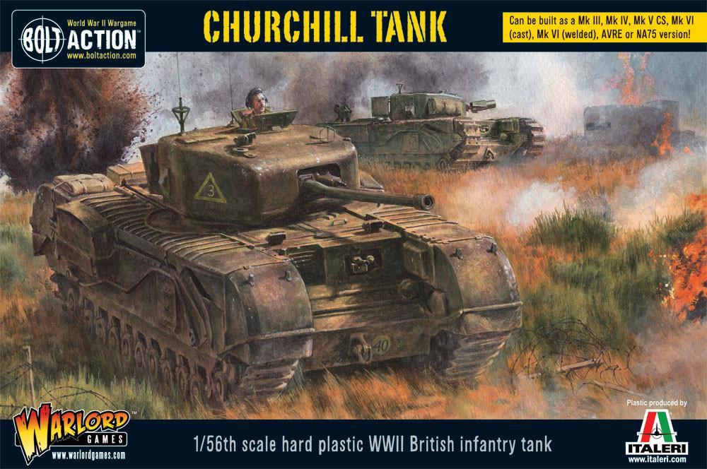 Churchill Infantry Tank British Warlord Games    | Red Claw Gaming