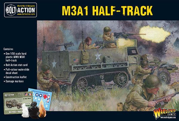M3A1 Halftrack American Warlord Games    | Red Claw Gaming