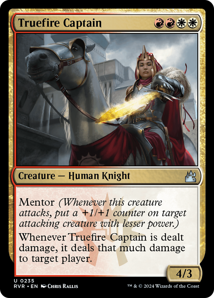 Truefire Captain [Ravnica Remastered] MTG Single Magic: The Gathering    | Red Claw Gaming