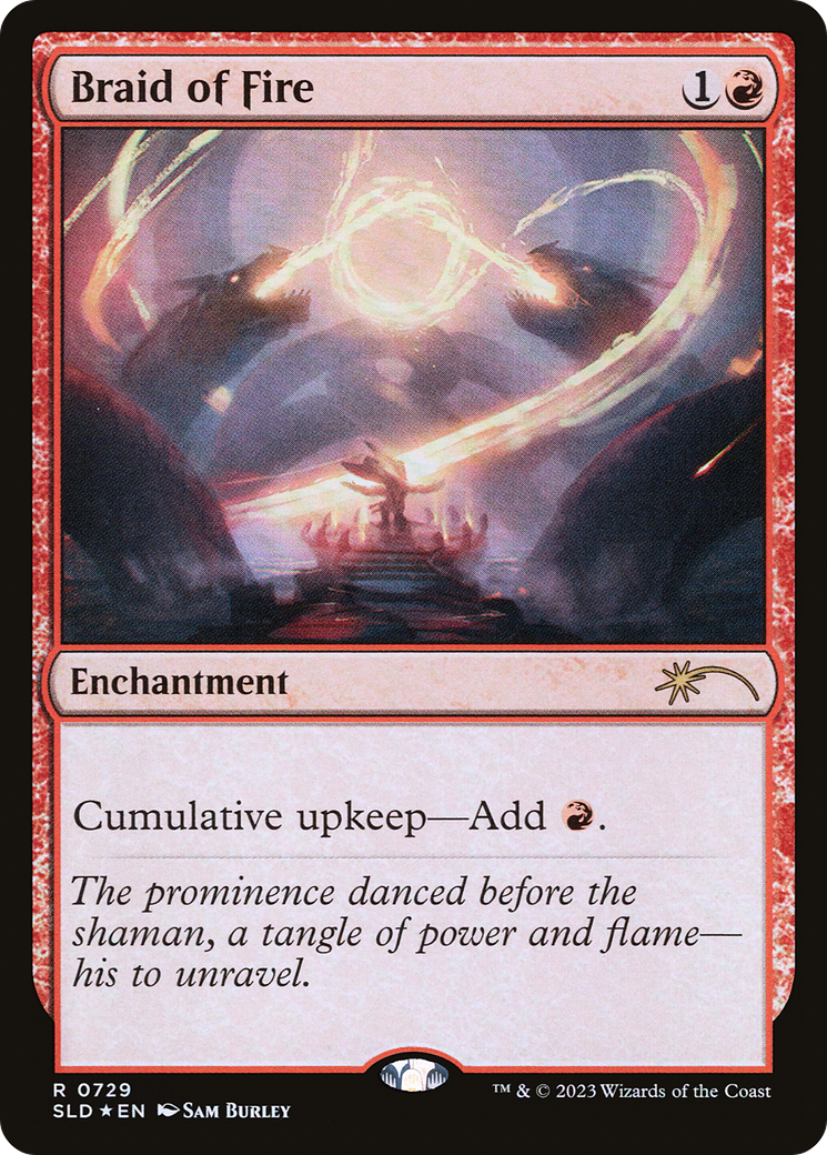Braid of Fire (729) [Secret Lair Drop Promos] MTG Single Magic: The Gathering    | Red Claw Gaming