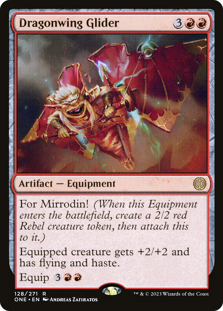 Dragonwing Glider [Phyrexia: All Will Be One] MTG Single Magic: The Gathering    | Red Claw Gaming