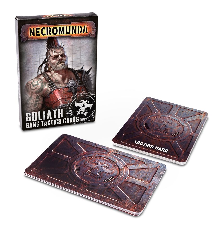 NECROMUNDA: GOLIATH GANG TACTICS CARDS Necromunda Games Workshop    | Red Claw Gaming