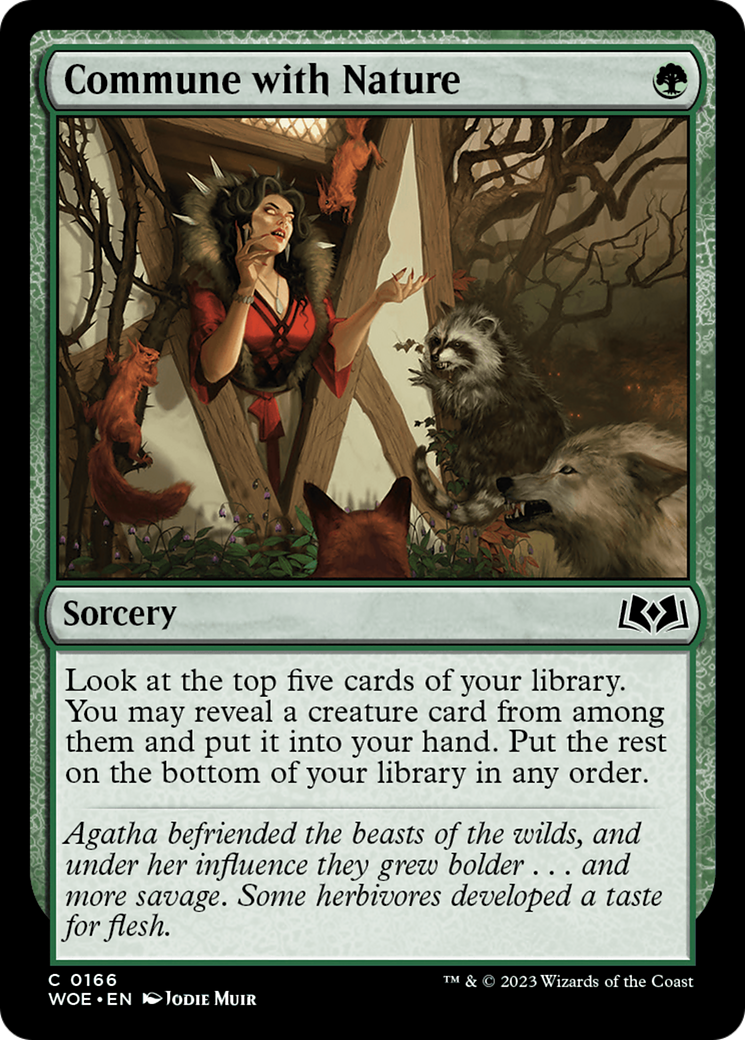Commune with Nature [Wilds of Eldraine] MTG Single Magic: The Gathering    | Red Claw Gaming