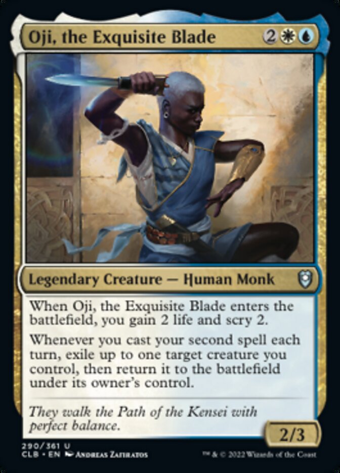 Oji, the Exquisite Blade [Commander Legends: Battle for Baldur's Gate] MTG Single Magic: The Gathering    | Red Claw Gaming