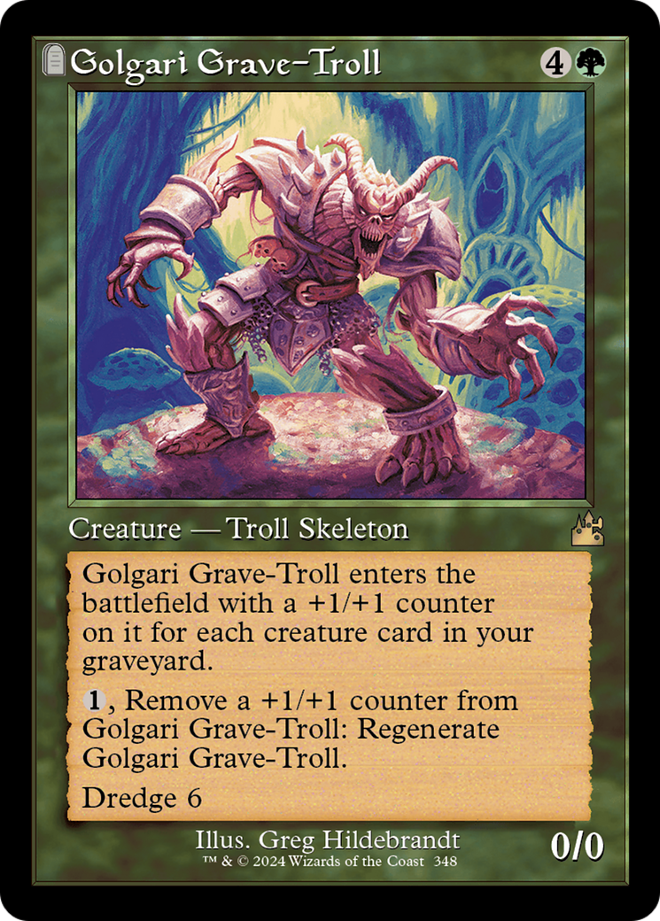 Golgari Grave-Troll (Retro Frame) [Ravnica Remastered] MTG Single Magic: The Gathering    | Red Claw Gaming