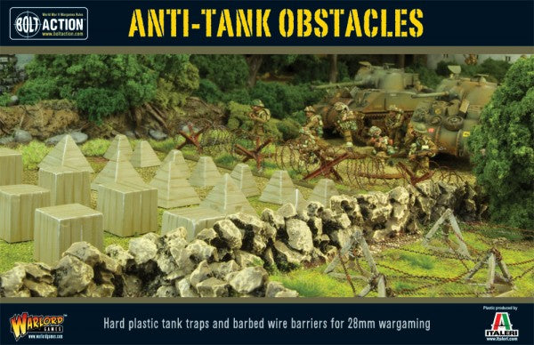 Anti-Tank Obstacles Terrain Warlord Games    | Red Claw Gaming