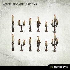 Ancient Candlesticks (12) Minatures Kromlech    | Red Claw Gaming