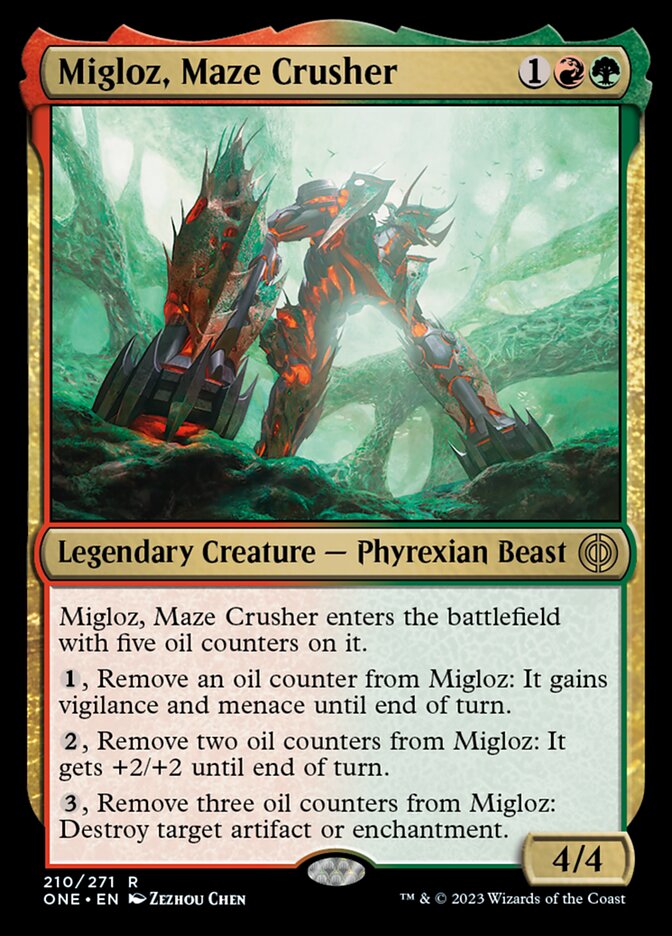 Migloz, Maze Crusher [Phyrexia: All Will Be One] MTG Single Magic: The Gathering    | Red Claw Gaming