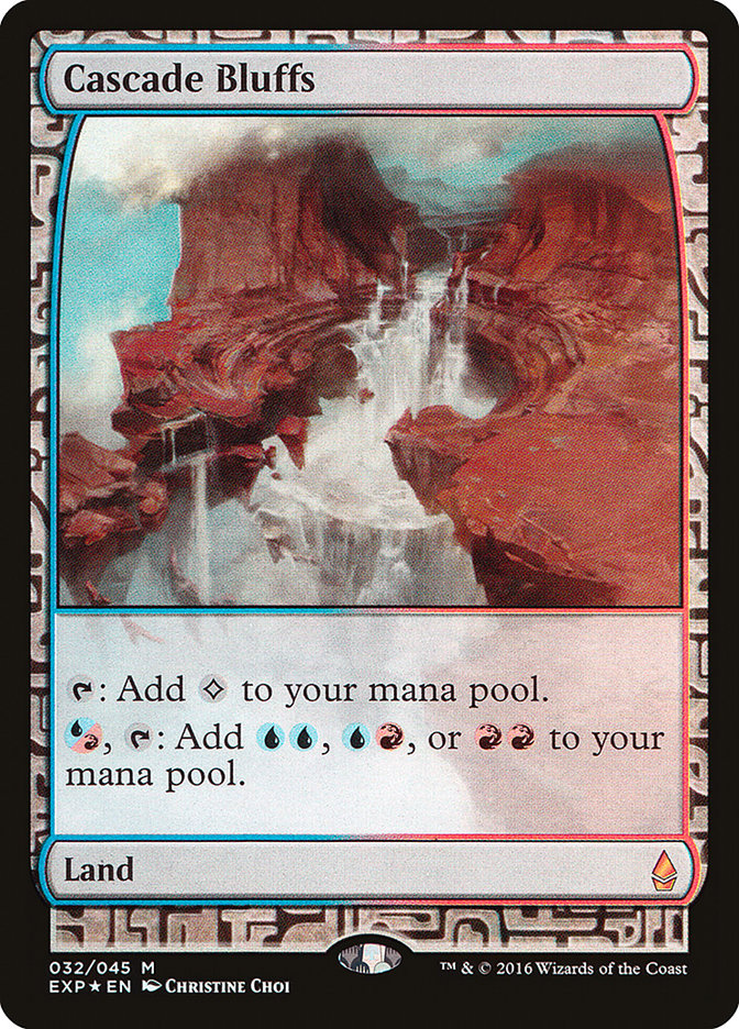 Cascade Bluffs [Zendikar Expeditions] MTG Single Magic: The Gathering    | Red Claw Gaming