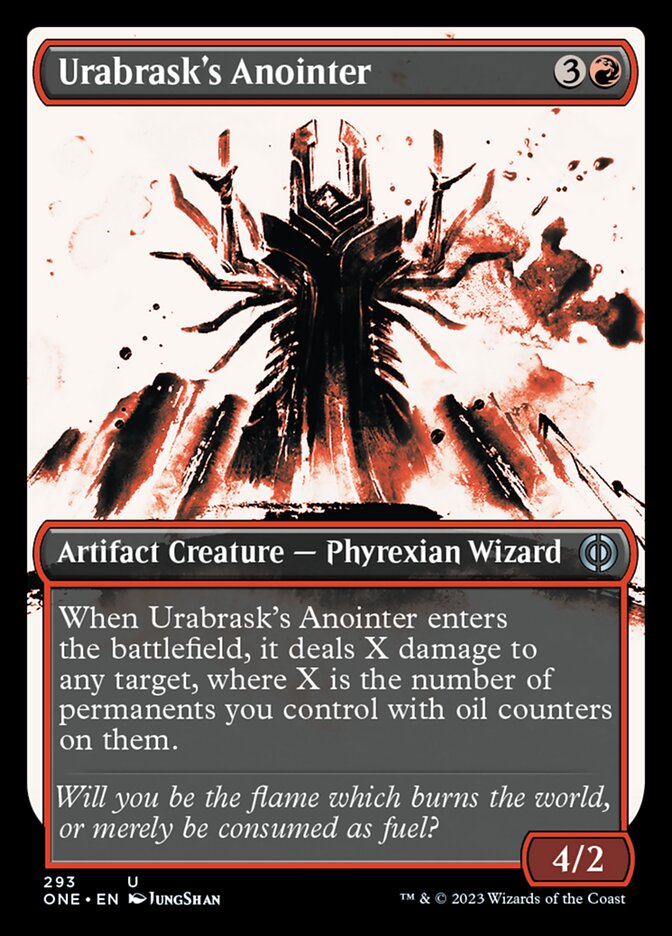Urabrask's Anointer (Showcase Ichor) [Phyrexia: All Will Be One] MTG Single Magic: The Gathering    | Red Claw Gaming