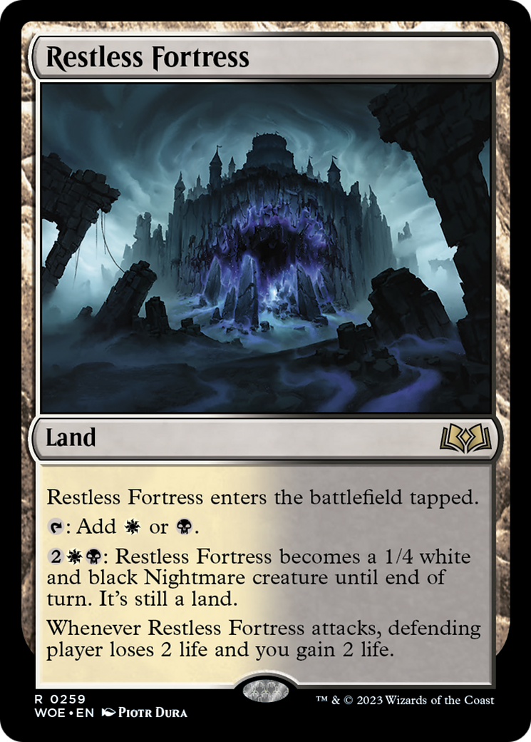 Restless Fortress [Wilds of Eldraine] MTG Single Magic: The Gathering    | Red Claw Gaming
