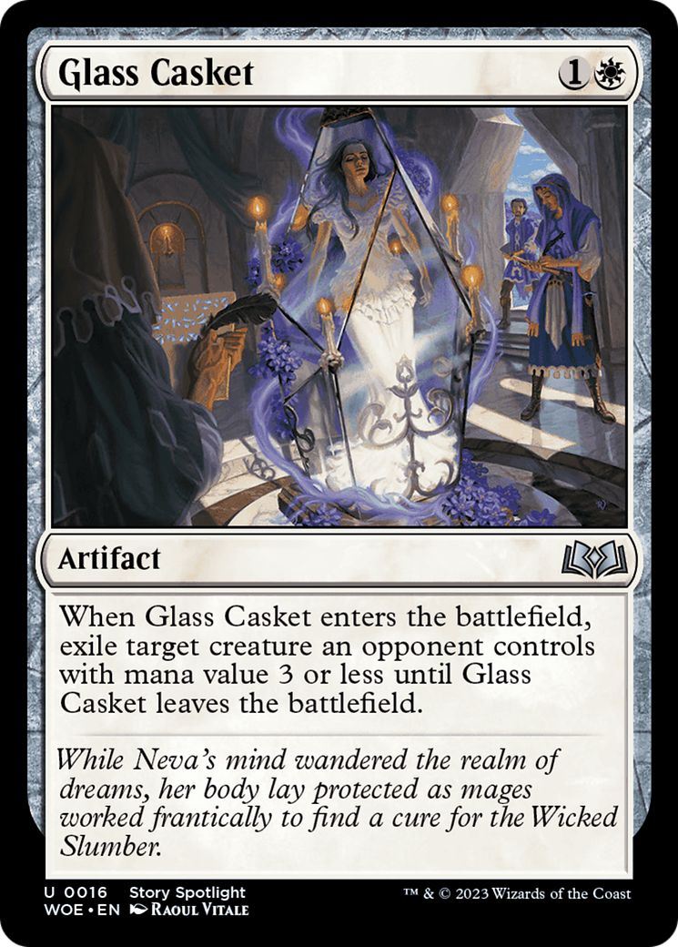 Glass Casket [Wilds of Eldraine] MTG Single Magic: The Gathering    | Red Claw Gaming
