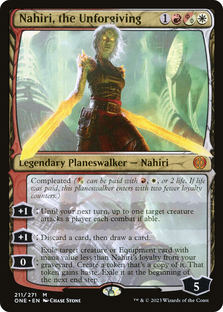 Nahiri, the Unforgiving [Phyrexia: All Will Be One] MTG Single Magic: The Gathering    | Red Claw Gaming
