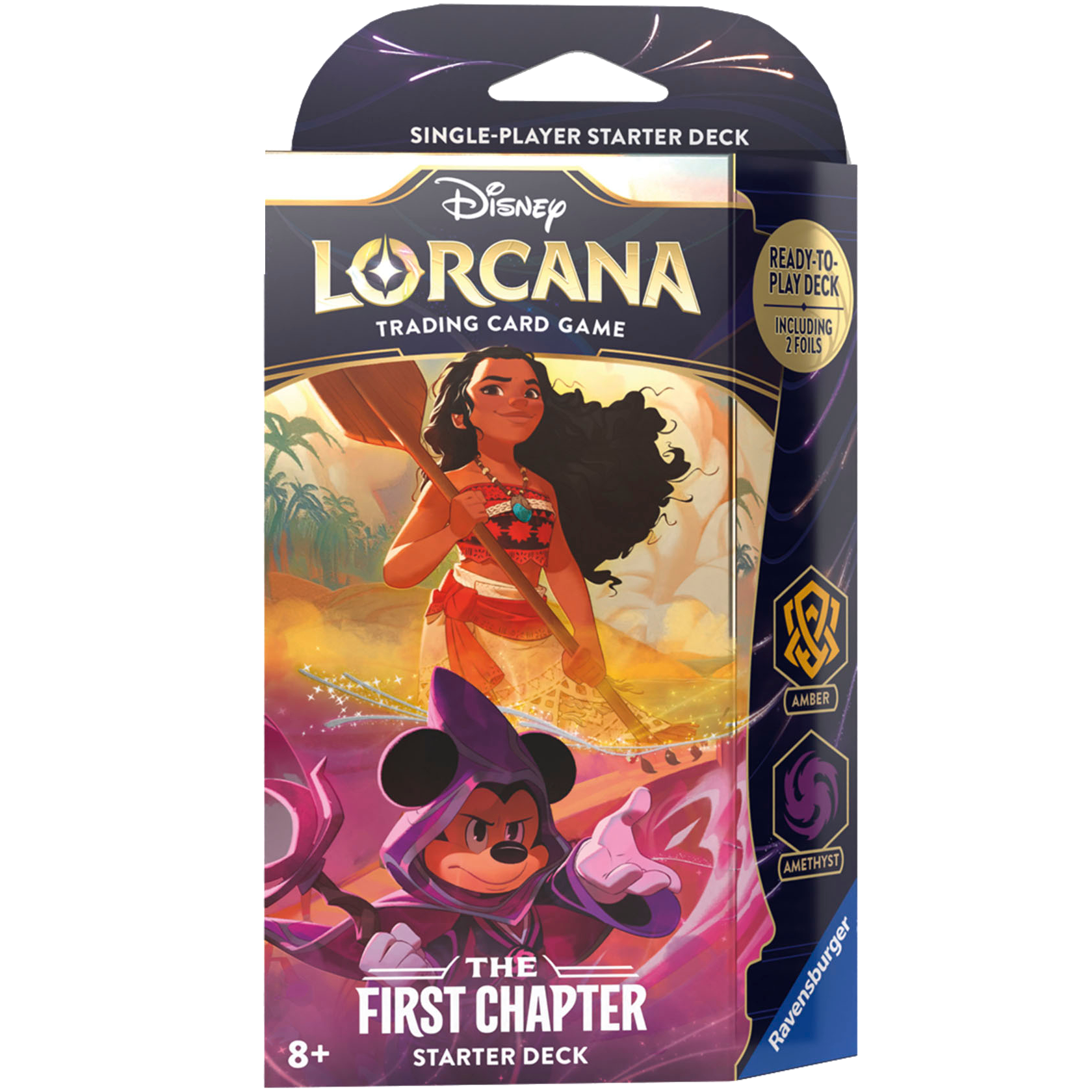 The First Chapter - Starter Deck (Amber & Amethyst) Lorcana Sealed Disney    | Red Claw Gaming